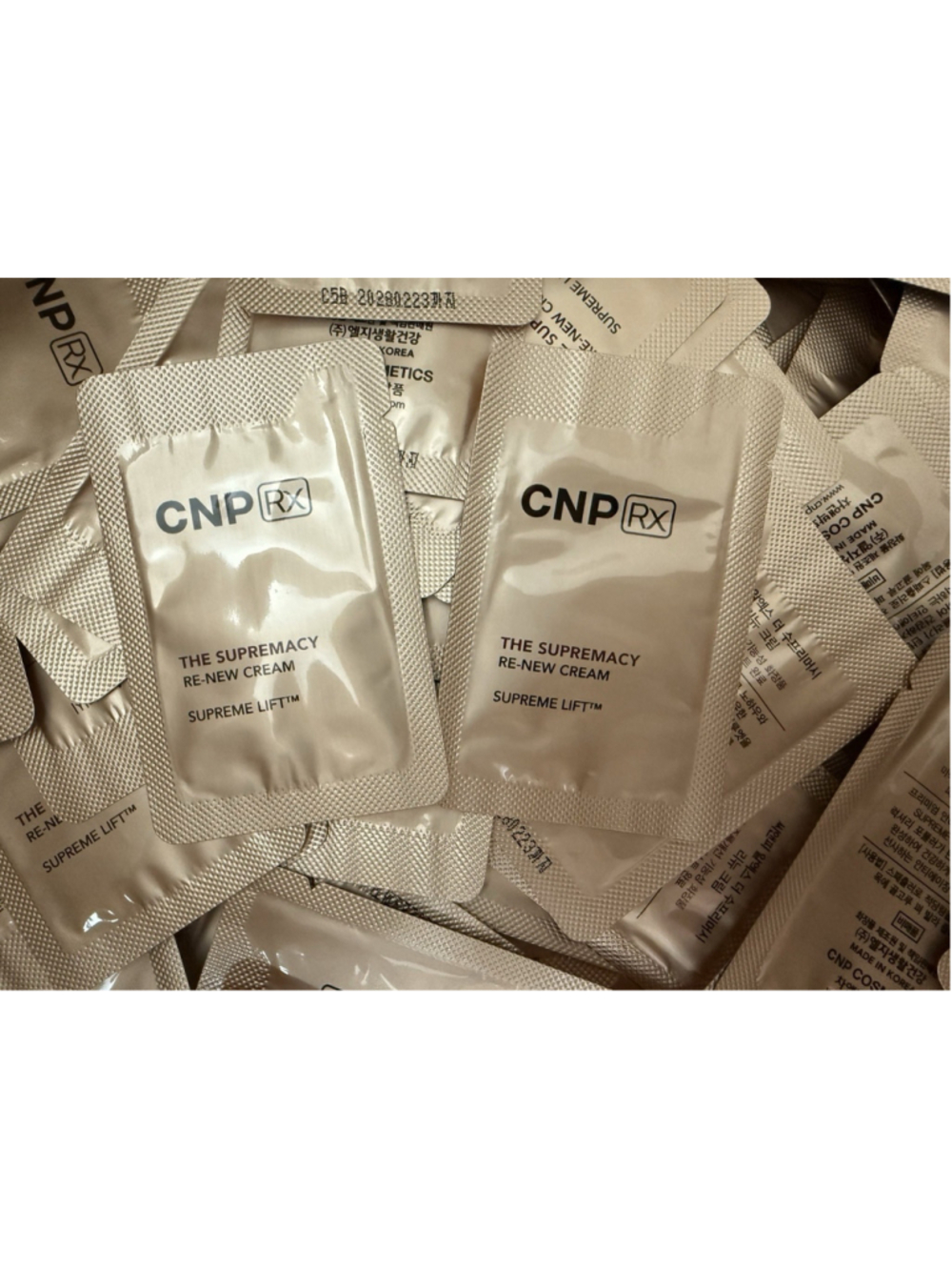 30 Pcs X CNP RX The Supremacy Re-New Cream Supreme Lift Samples